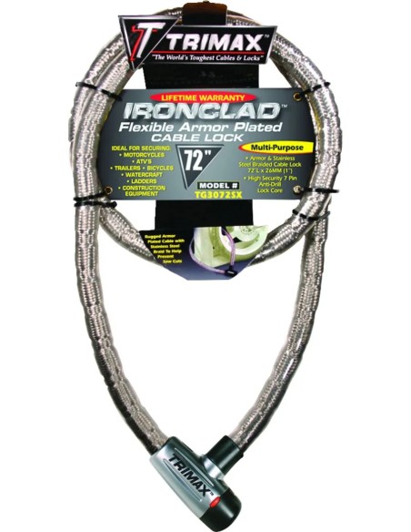 TRIMAX Wegfahrsperre - LOCK-BRAIDED CABLE 72