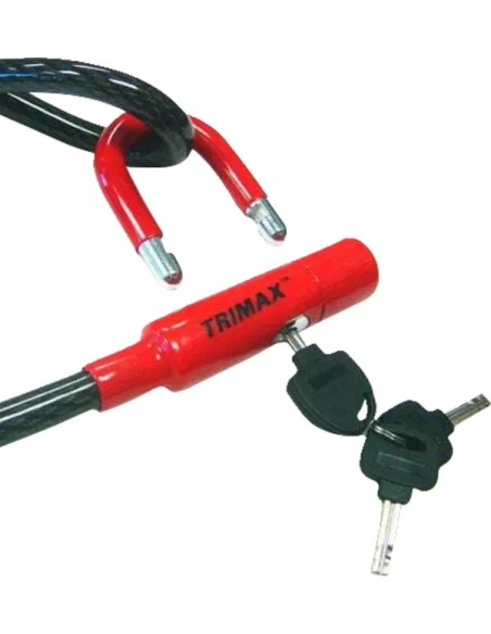 TRIMAX Wegfahrsperre - LOCK-CABLE & U-LOCK 72