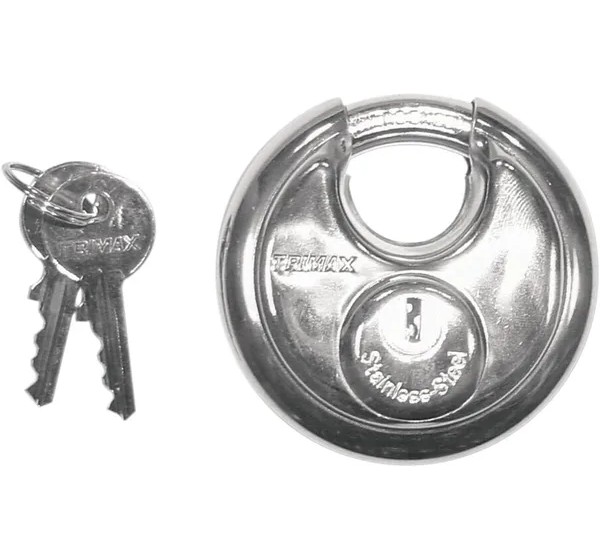 TRIMAX Wegfahrsperre - PADLOCK STNLS RND 70MM