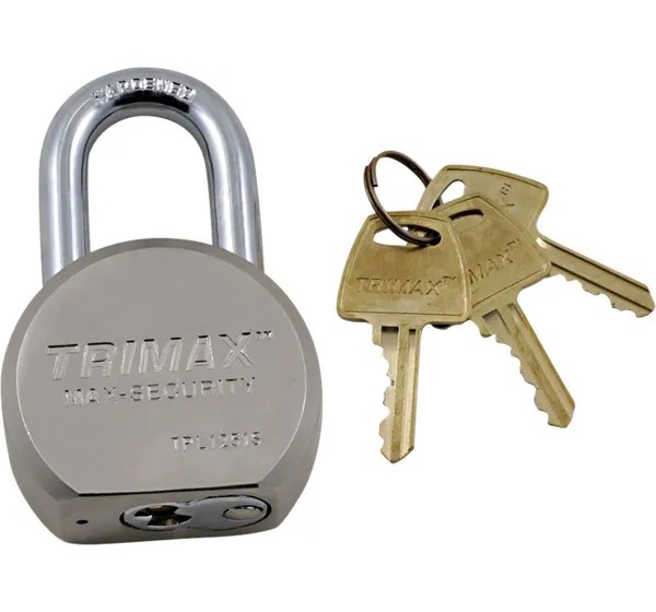 TRIMAX Wegfahrsperre - PADLOCK STEEL W/1.25