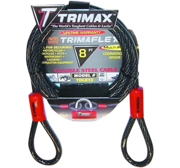 TRIMAX Wegfahrsperre - LOCK-CABLE 8'
