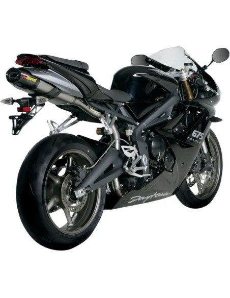 AKRAPOVIC Endschalldämpfer für TRIUMPH DAYTONA 675 2006-2012