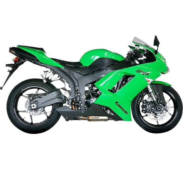 AKRAPOVIC Endschalldämpfer für KAWASAKI ZX-6 R 600 2007-2008
