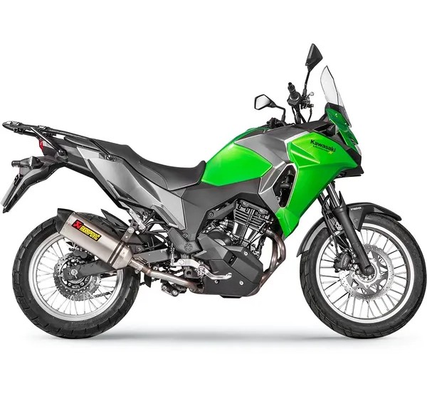 AKRAPOVIC Endschalldämpfer für KAWASAKI KLE 300 ABS 2017-2020