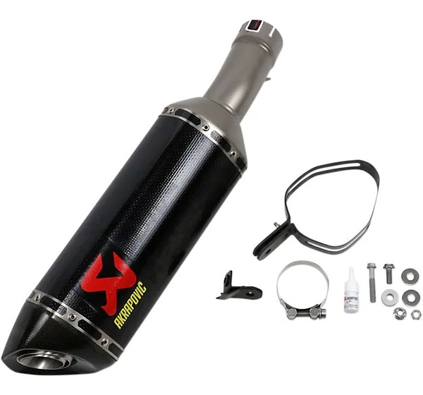 AKRAPOVIC Endschalldämpfer - Einbaubeispiel