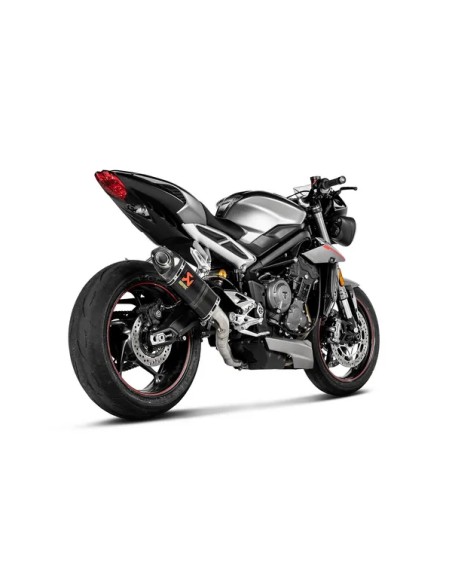 AKRAPOVIC Endschalldämpfer für TRIUMPH STREET TRIPLE 765 RS ABS 2017-2023