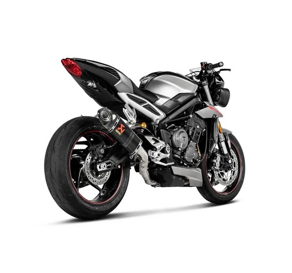 AKRAPOVIC Endschalldämpfer für TRIUMPH STREET TRIPLE 765 RS ABS 2017-2023