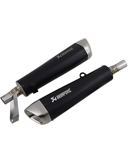 AKRAPOVIC Endschalldämpfer - MUFFLERS TI BK STR TWIN