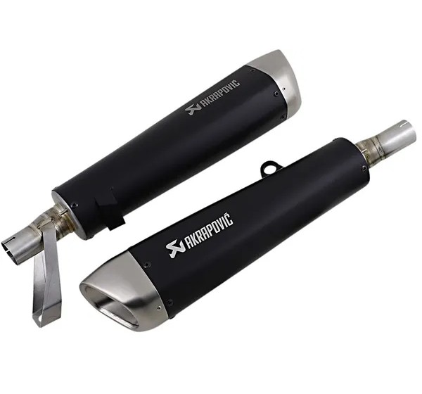 AKRAPOVIC Endschalldämpfer - MUFFLERS TI BK STR TWIN
