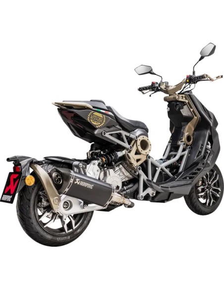 AKRAPOVIC Endschalldämpfer für ITALJET DRAGSTER 125 ABS ab 2020