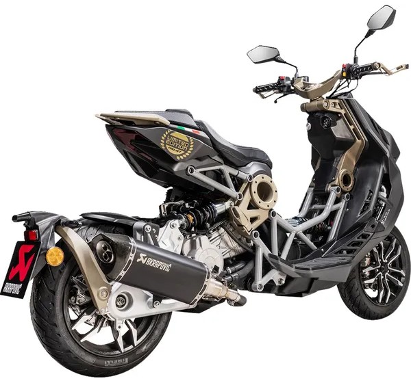 AKRAPOVIC Endschalldämpfer für ITALJET DRAGSTER 125 ABS ab 2020