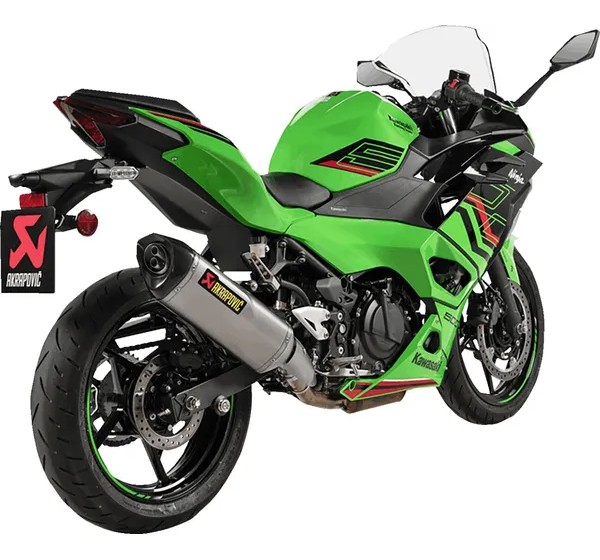 AKRAPOVIC Endschalldämpfer für KAWASAKI NINJA 500 ABS ab 2024