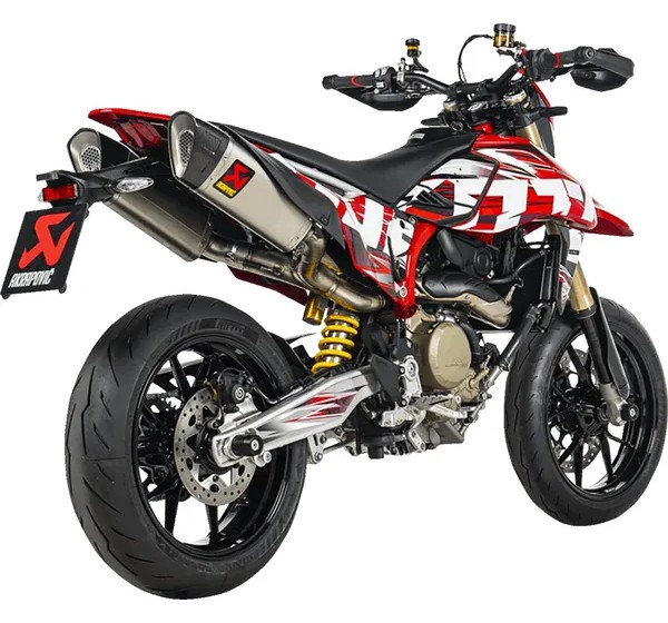 AKRAPOVIC Endschalldämpfer für DUCATI HYPERMOTARD 698 ABS ab 2024