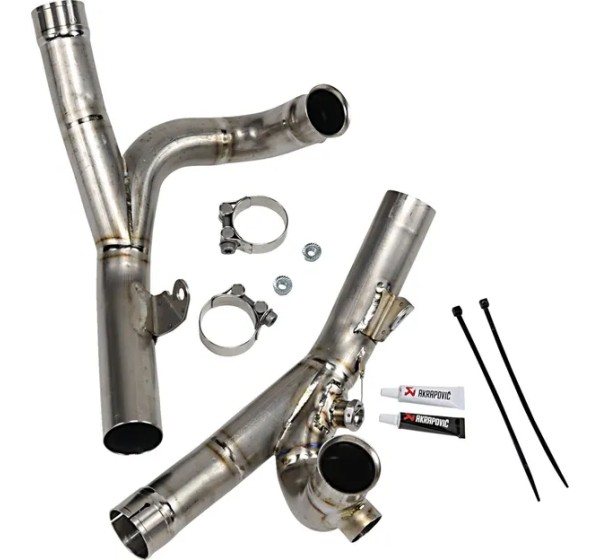 AKRAPOVIC Krümmer & Mittelrohre - Detailansicht