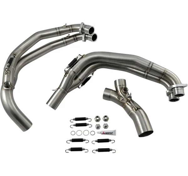 AKRAPOVIC Krümmer & Mittelrohre - Detailansicht