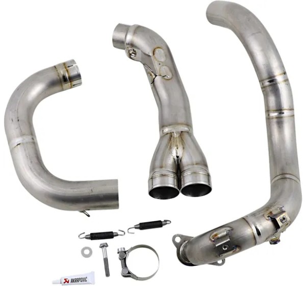 AKRAPOVIC Krümmer & Mittelrohre - Detailansicht