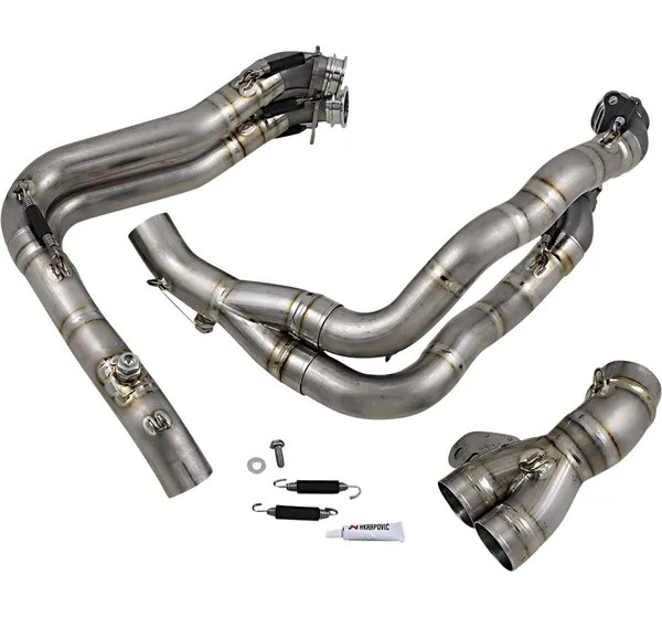 AKRAPOVIC Krümmer & Mittelrohre - Detailansicht
