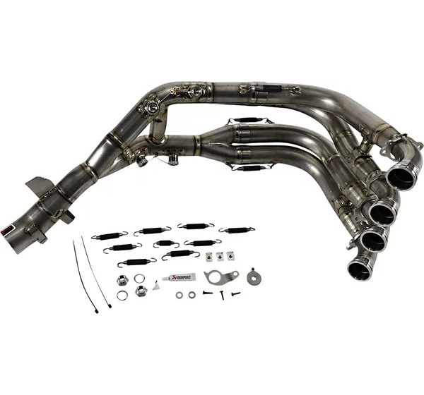 AKRAPOVIC Krümmer & Mittelrohre - Detailansicht