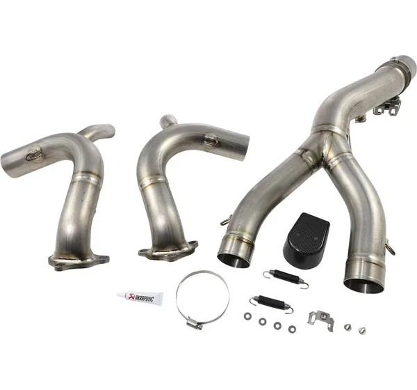 AKRAPOVIC Krümmer & Mittelrohre - Einbaubeispiel