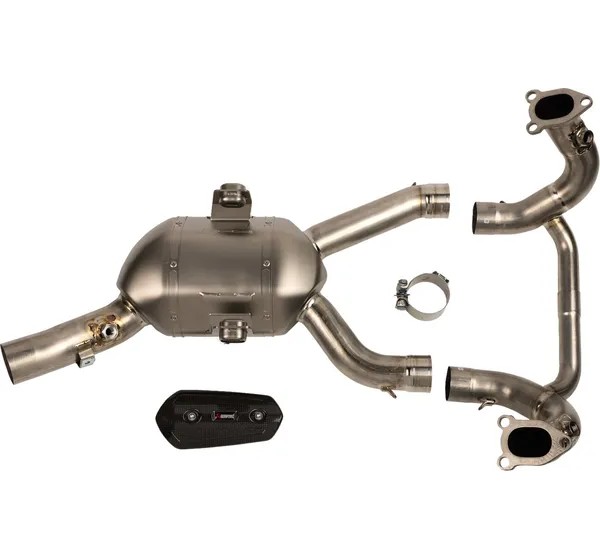 AKRAPOVIC Krümmer & Mittelrohre - Einbaubeispiel