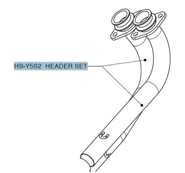 AKRAPOVIC Krümmer & Mittelrohre für YAMAHA XP 500 T-Max ABS 2008-2011