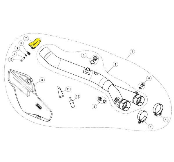 AKRAPOVIC Montagematerial & Zubehör für YAMAHA MT-10 ABS 2022-2024