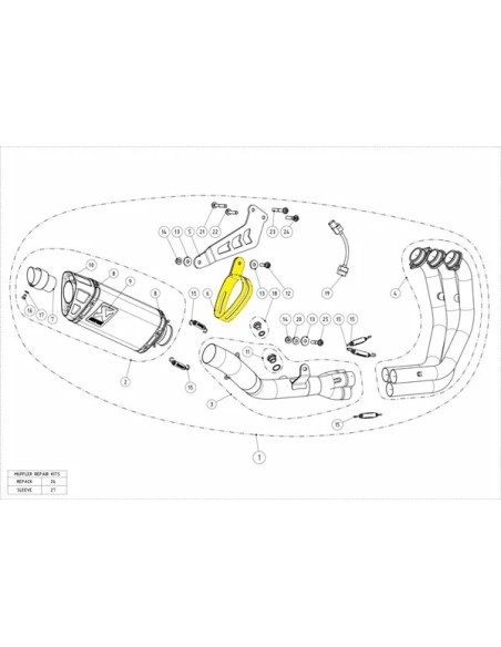 AKRAPOVIC Montagematerial & Zubehör - Detailansicht