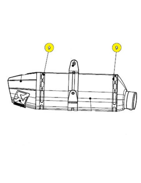 AKRAPOVIC Montagematerial & Zubehör - Detailansicht