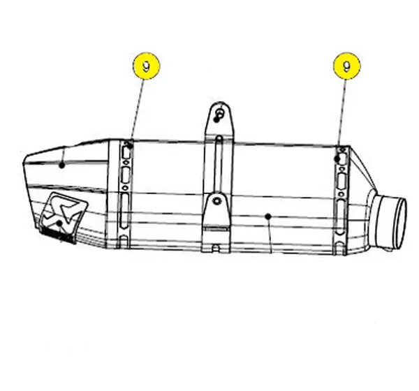 AKRAPOVIC Montagematerial & Zubehör - Detailansicht