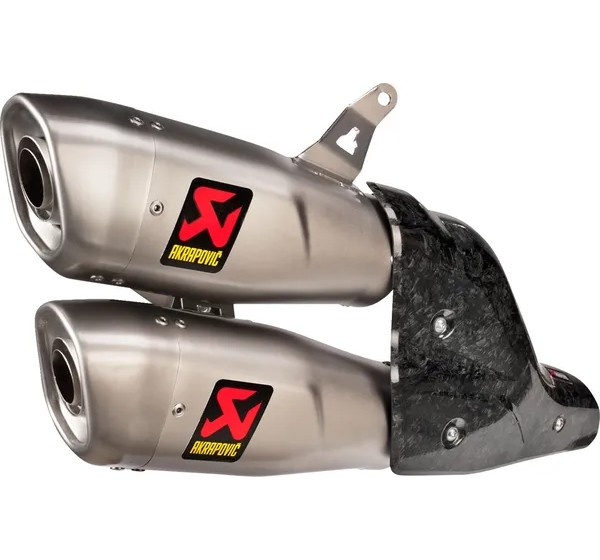 AKRAPOVIC Hitzeschilde - Detailansicht