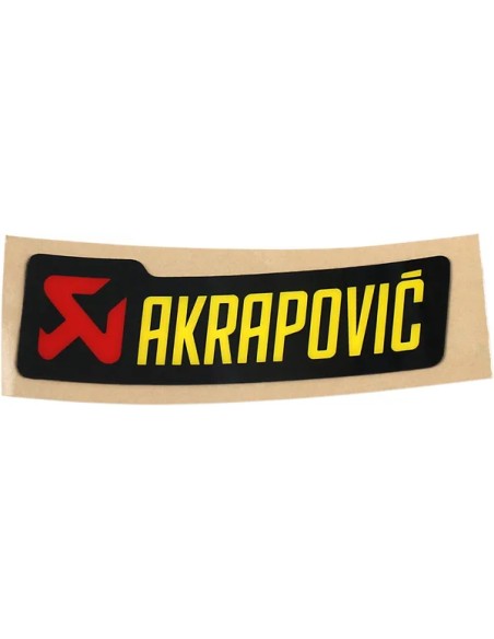 AKRAPOVIC Dekorsätze & Aufkleber - STICKER AKRAPOVIC 90X26.5