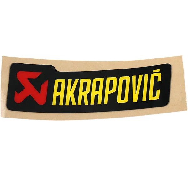 AKRAPOVIC Dekorsätze & Aufkleber - STICKER AKRAPOVIC 90X26.5