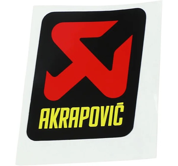 AKRAPOVIC Dekorsätze & Aufkleber - STICKER AKRAPOVIC 57X60