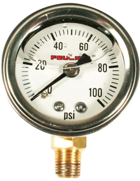 FEULING PARTS Anzeigeninstrumente - GAUGE PRESSURE LIQ WHT