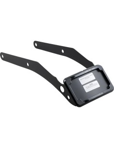 Gebogener Kennzeichenhalter mit Rahmen