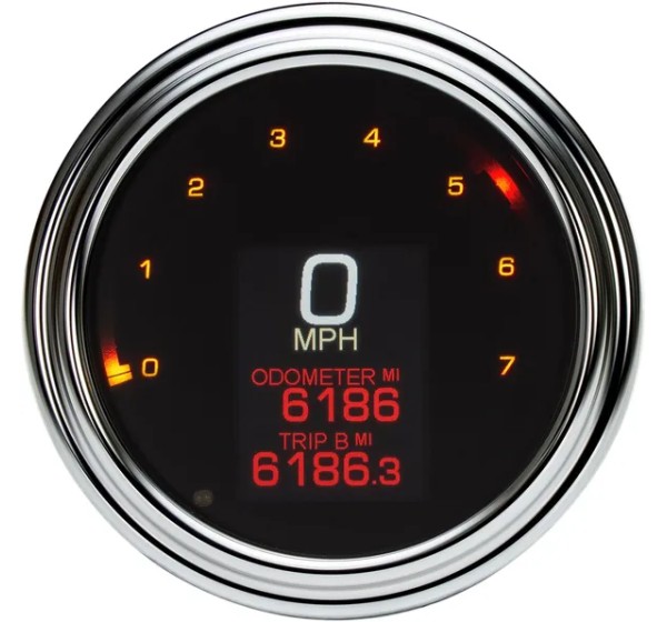 DAKOTA DIGITAL Anzeigeninstrumente für Harley Davidson FLHR 1450 1999-2003