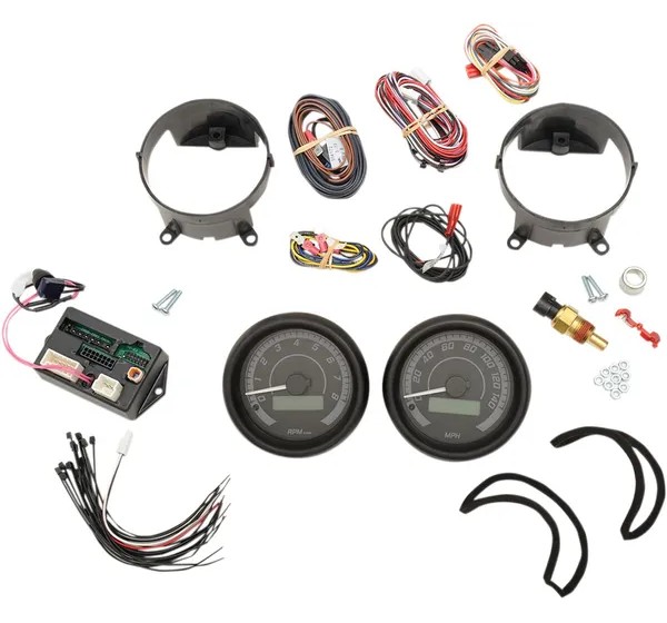 DAKOTA DIGITAL Anzeigeninstrumente für Harley Davidson FLHT 1450 1999-2003