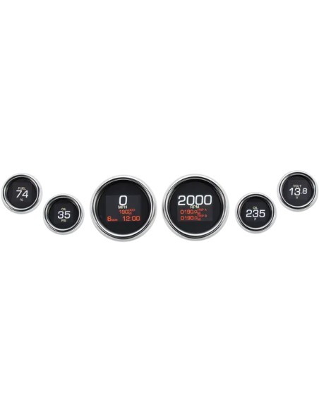 DAKOTA DIGITAL Anzeigeninstrumente für Harley Davidson FLHTC 1584 2007-2011