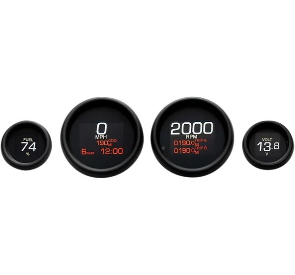 DAKOTA DIGITAL Anzeigeninstrumente für Harley Davidson FLHTC 1584 2007-2011