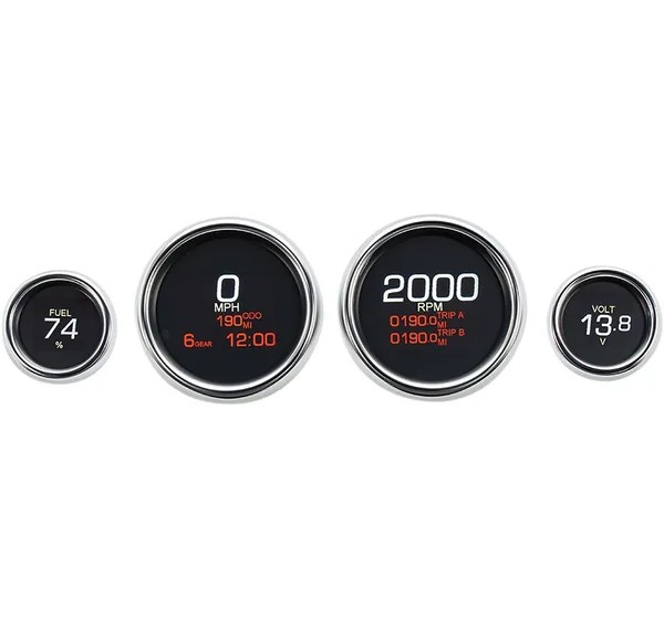 DAKOTA DIGITAL Anzeigeninstrumente für Harley Davidson FLHTCUI 1450 EFI 1999-2003
