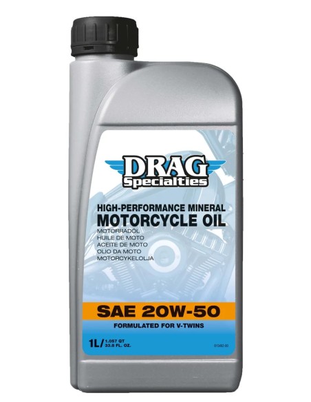 DRAG SPECIALTIES OIL Öl- und Schmierstoffe - OIL E-DRAG 20W50 MIN 1L