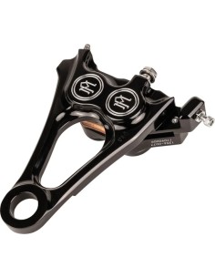 Hinterer Bremssattel mit vier Kolben und Differentialbohrung