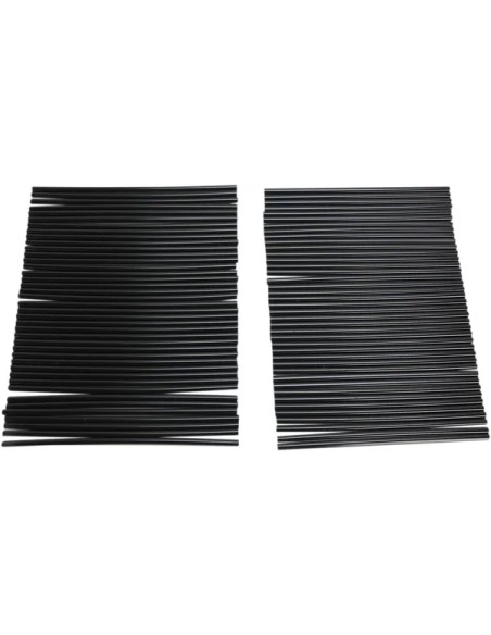EMGO Montagematerial & Zubehör - SPOKE COVERS BLACK 80PK