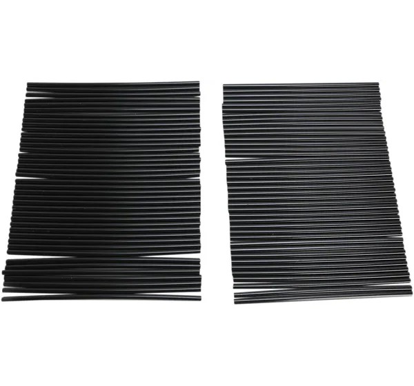 EMGO Montagematerial & Zubehör - SPOKE COVERS BLACK 80PK