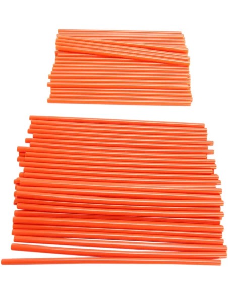 EMGO Montagematerial & Zubehör - SPOKE COVERS ORANGE 80PK