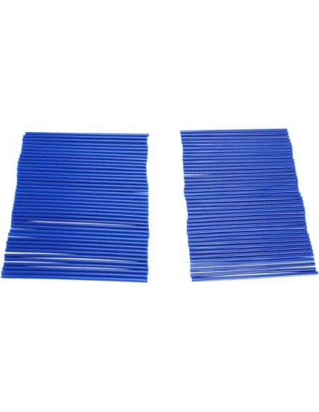 EMGO Montagematerial & Zubehör - SPOKE COVERS BLUE 80PK