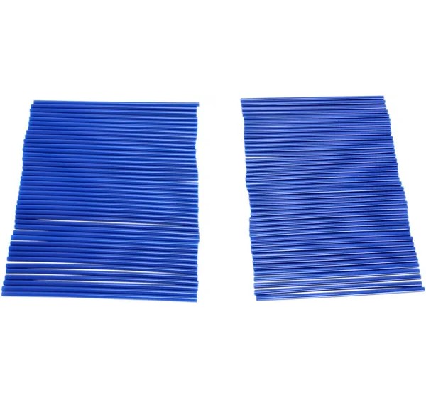 EMGO Montagematerial & Zubehör - SPOKE COVERS BLUE 80PK
