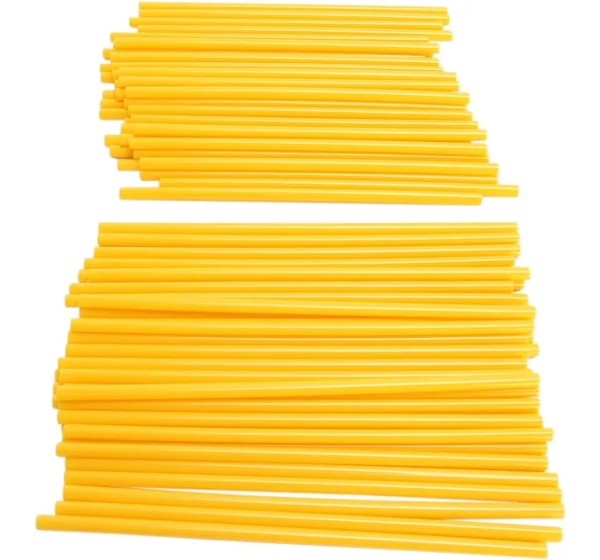 EMGO Montagematerial & Zubehör - SPOKE COVERS YELLOW 80PK