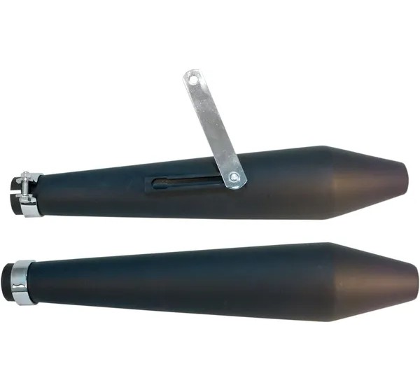 EMGO Endschalldämpfer - MUFFLER CAFE FLAT BLACK