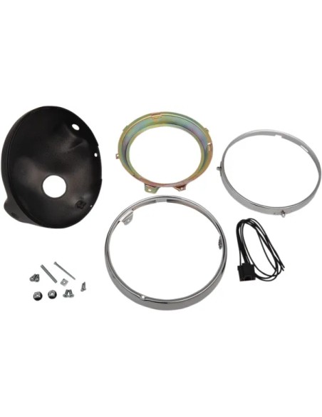 EMGO Scheinwerfer - H/LAMP Z1 STYLE SHELL BLK